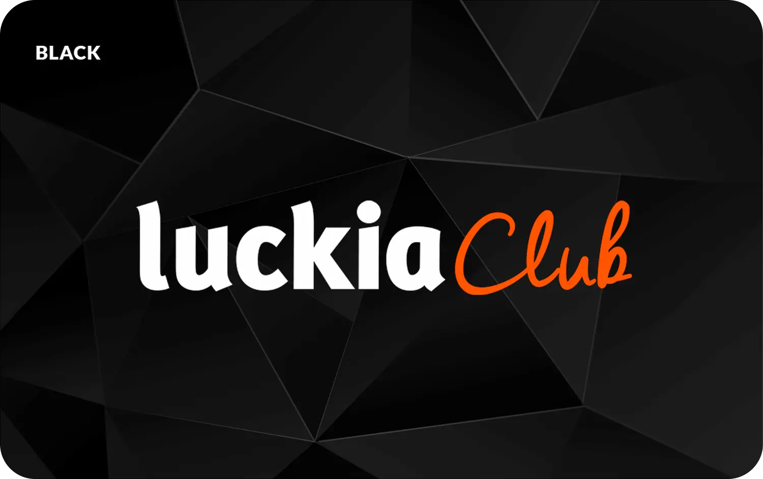 Tarjeta Luckia Club Black