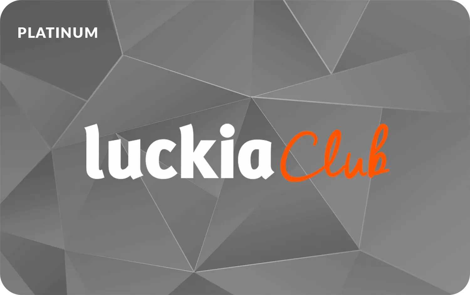 Tarjeta Luckia Club Platinum